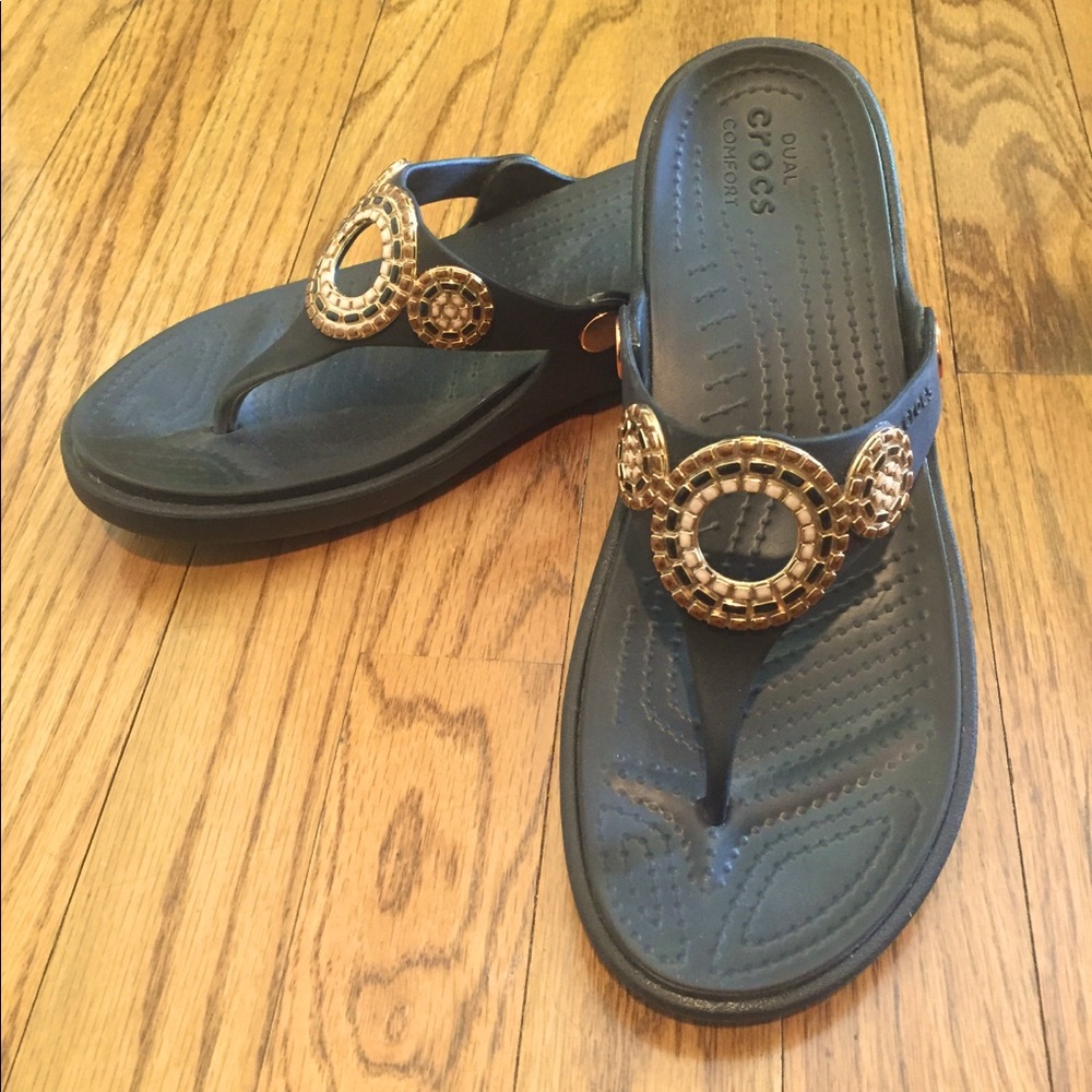 Crocs wedge sandals